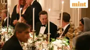 Trump's Friendly Pat on Elon Musk's Tummy at White House Dinner Goes Viral