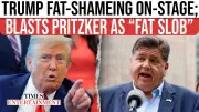 Trump's Turkey Pardon Speech: Calls Gov. Pritzker 'Fat Slob', Slams Chicago