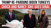 Trump's Turkey Pardon Turns Political With Biden, Schumer Jabs