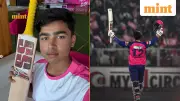 Vaibhav Suryavanshi's IPL Century Bat Gifted by Sanju Samson
