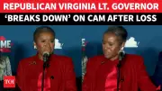 Virginia Lt. Governor Earle Sears Breaks Down in Tears After Shock Election Defeat to Democrat | Emotional Moment Captured on Camera