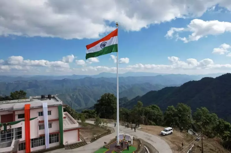 108-Ft National Flag Unveiled in Aizawl, Mizoram's Tallest Tricolour