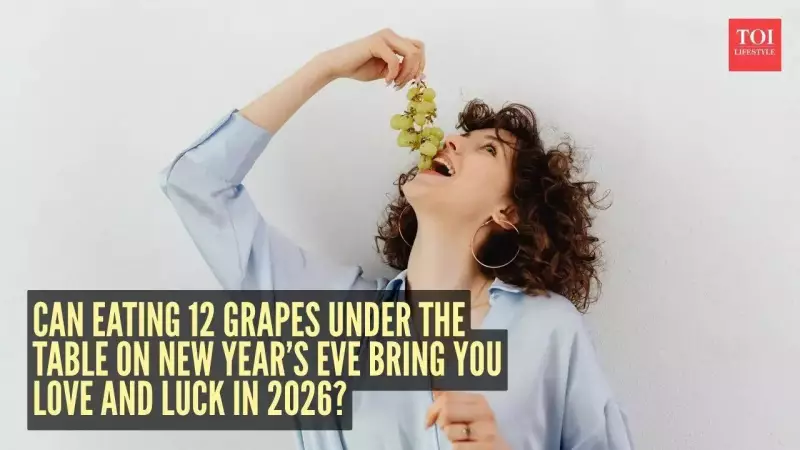 12 Grapes Under Table: Viral New Year Ritual for Love & Luck in 2026