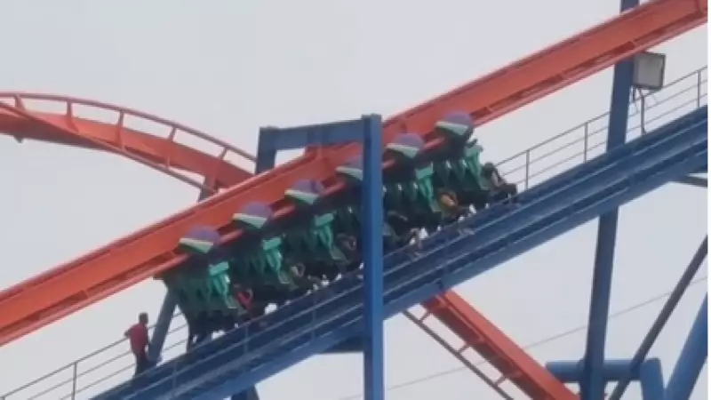 12 Stranded 30 Feet High as Wonderla Chennai Roller Coaster Malfunctions