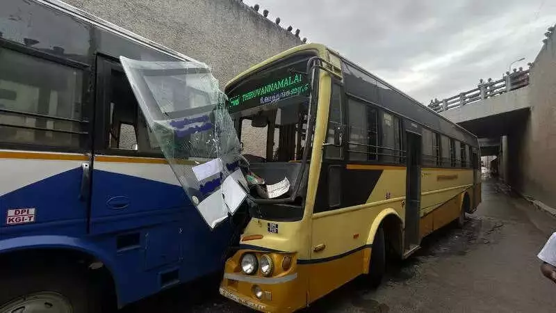 13 Injured, Including Pregnant Woman, in Krishnagiri Govt Bus Collision