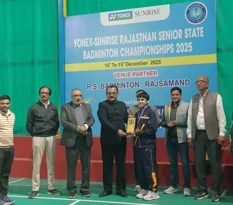 13-Year-Old Anvi Rathore Wins Rajasthan Senior State Badminton Title