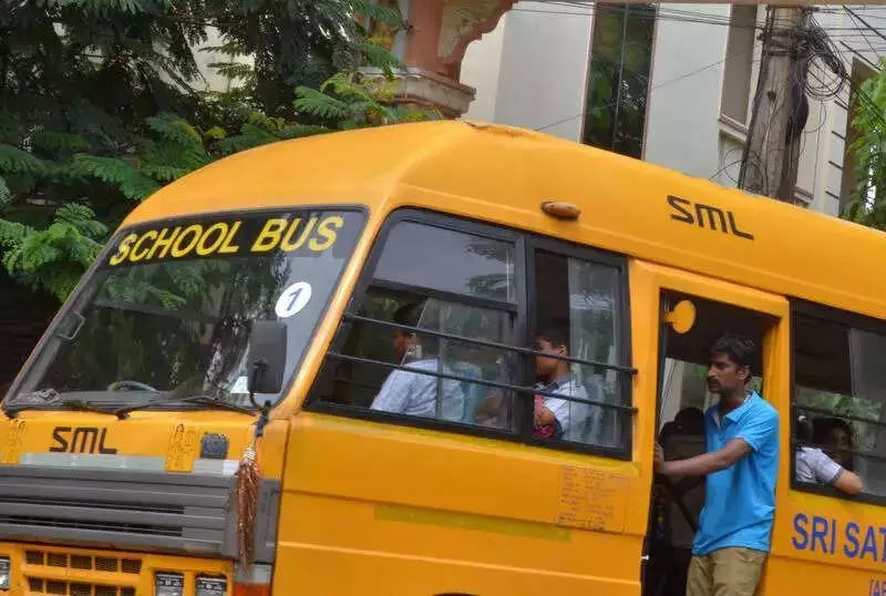 16 School Buses Booked in NTR District for MV Act Violations