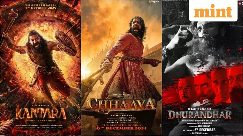 2025 Box Office: 5 Indian Films Cross ₹500 Crore, Industry Hits ₹3400 Cr