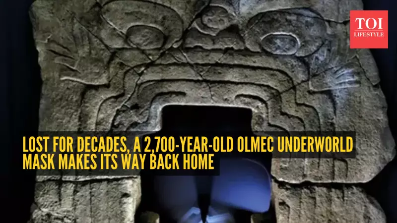 2,700-Year-Old Olmec Cave Mask Returns to Mexico After 100-Year Odyssey