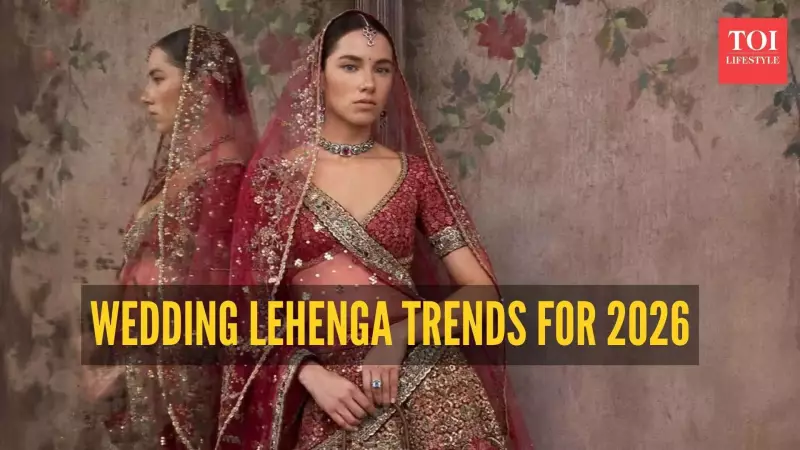 5 Trending Lehenga Shades for 2026 Brides: From Soft Vermilion to Muted Rose
