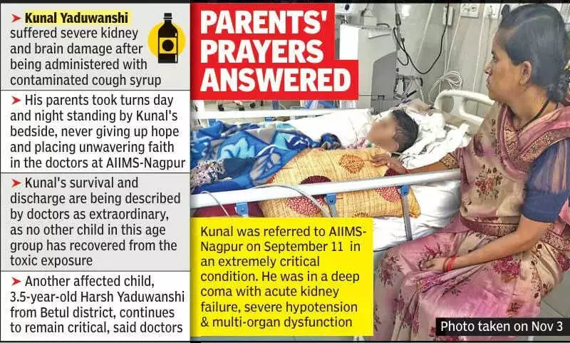 5-Year-Old Survives 114-Day Battle After Toxic Cough Syrup, Returns Home