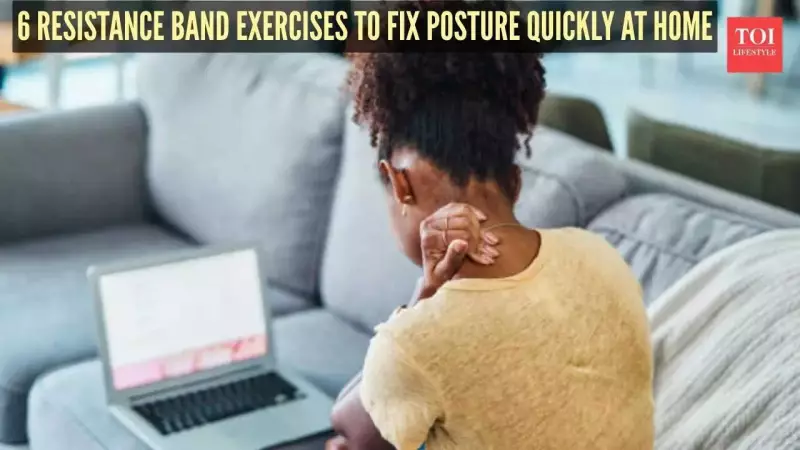 6 Resistance Band Exercises to Fix Your Posture in 15 Minutes