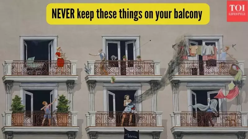 8 Dangerous Items You Should Never Store on Your Balcony