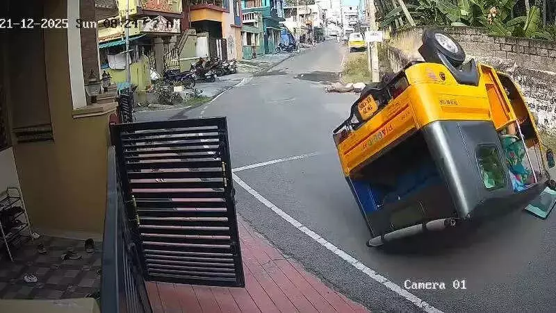 8 Injured in Mettur Auto Accident After Reckless Driving Near Church