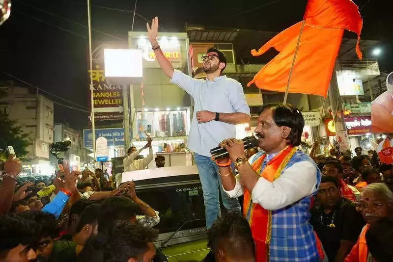Aaditya Thackeray Slams BJP Over Palghar Accused Induction in Sambhajinagar Rally
