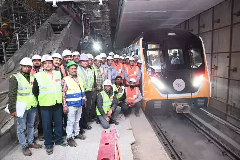 Agra Metro Trial Run Success: Track Laying Completed on Key Stretch