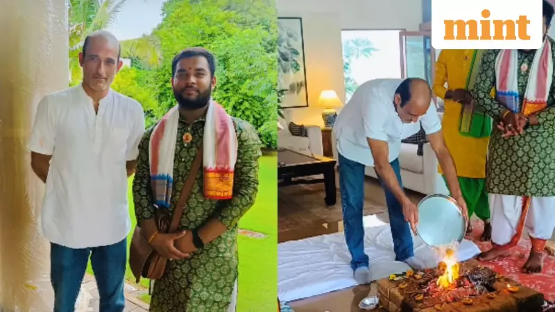 Akshaye Khanna Hosts Vastu Pooja in Alibaug After Blockbuster Year