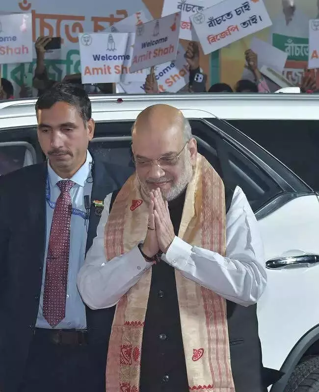 Amit Shah in Kolkata: Bengal Ready for Change, BJP Told to Counter SIR Narrative