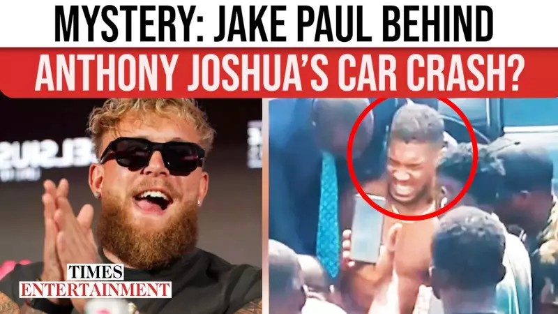 Anthony Joshua Survives Deadly Crash; 'Jake Paul Curse' Theory Erupts Online