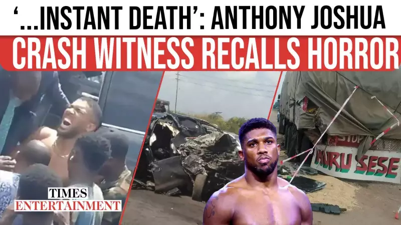 Anthony Joshua Survives Deadly Nigeria Crash: Two Killed, Eyewitness Details