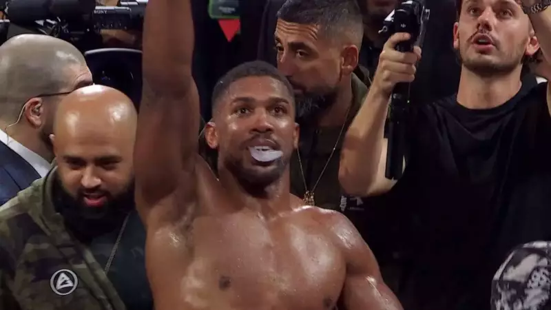 Anthony Joshua's Viral Gesture: Apologises to Jake Paul's Mom After Breaking His Jaw