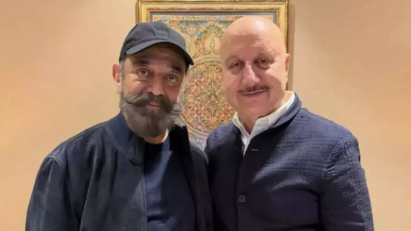 Anupam Kher Meets Kamal Haasan at Delhi Airport, Calls Him 'Finest Actor'