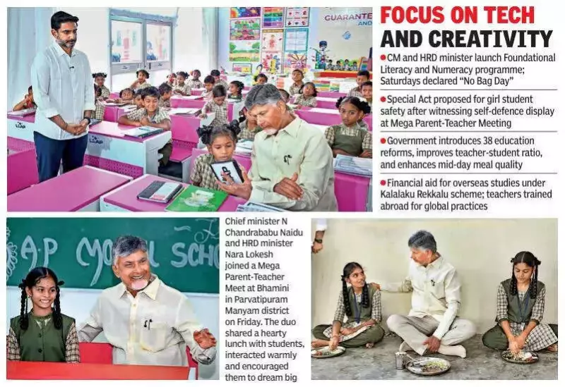 AP CM Naidu Announces Jan 2026 Student Innovation Summit, Launches FLN