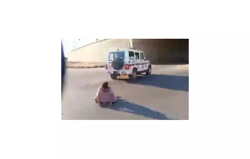 ASI Sent to Police Lines After Chaotic Traffic Stop, Woman Nearly Run Over