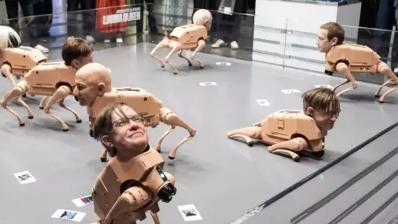 Beeple's Robot Dogs Steal Show at Art Basel Miami 2025