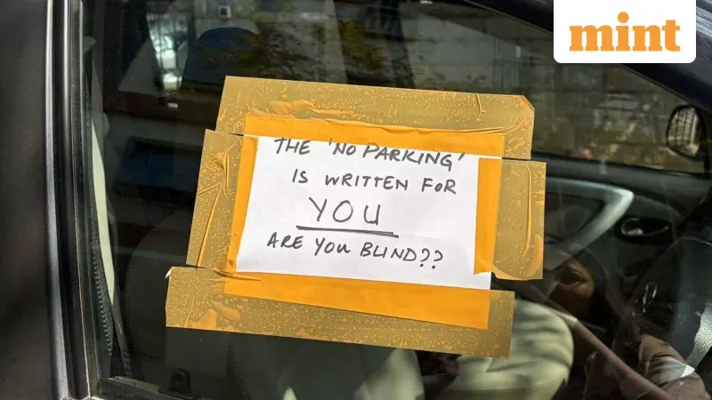 Bengaluru Parking Rage: Handwritten Note Sparks Online Debate on City's Woes