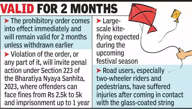 Bhopal Police Bans Chinese Manjha for 2 Months Ahead of Sankranti