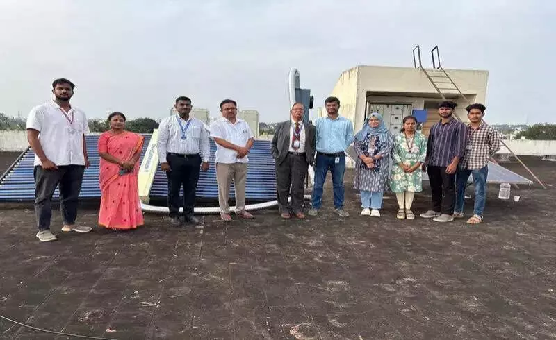 BIET Davangere Students Extract 10L Pure Water Daily from Air Using Condensers