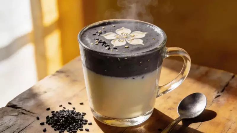 Black Sesame Latte: The Korean-Inspired Health Drink Taking Over Indian Cafés
