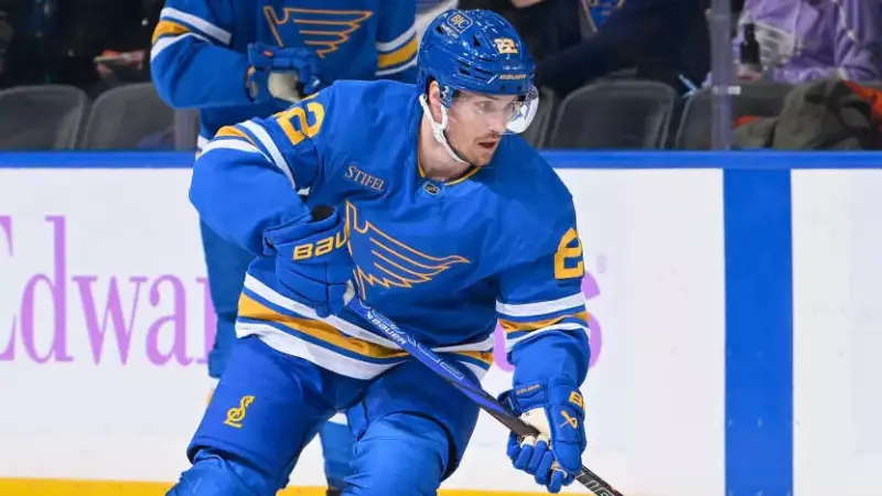Blues' Pius Suter Out 4 Weeks with Ankle Injury, Team Faces Mid-Season Setback