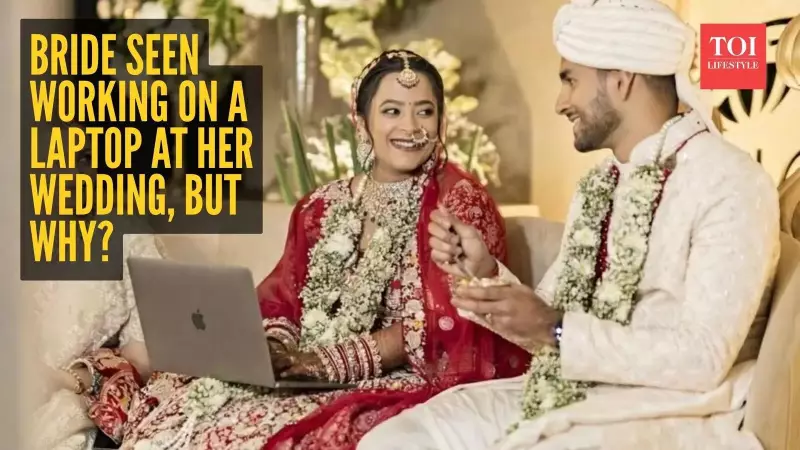 Bride Codes at Her Wedding: KoyalAI Co-Founder's Viral Post Sparks Startup Culture Debate