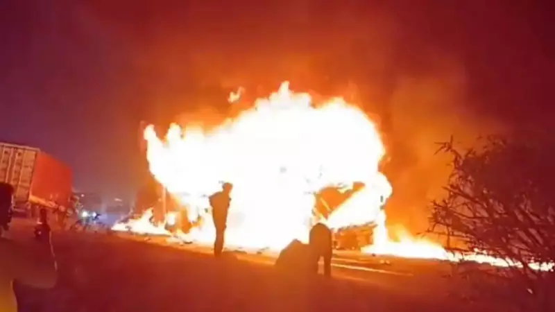 Bus Fire in Karnataka & Tamil Nadu Crash: Over a Dozen Feared Dead