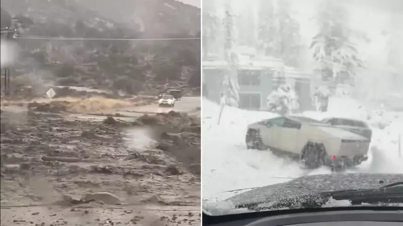 California Storm Chaos: 380 Evacuated, Deputy Dies, 'Wettest Christmas' Threatens