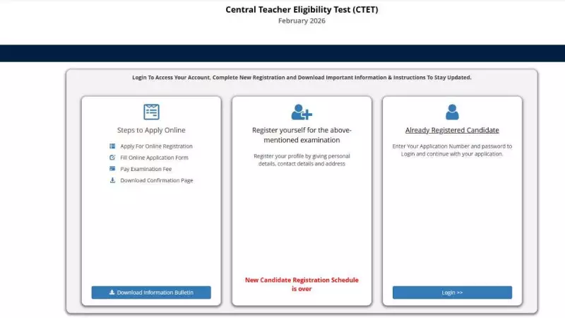 CBSE CTET Registration 2026 Reopens Today: Steps to Apply Online