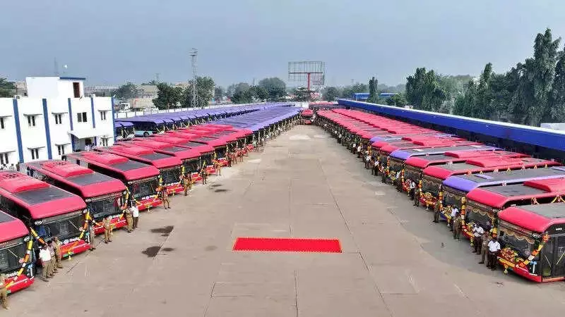 Chennai's Third EV Bus Depot Inaugurated in Poonamallee, Adds 125 New E-Buses