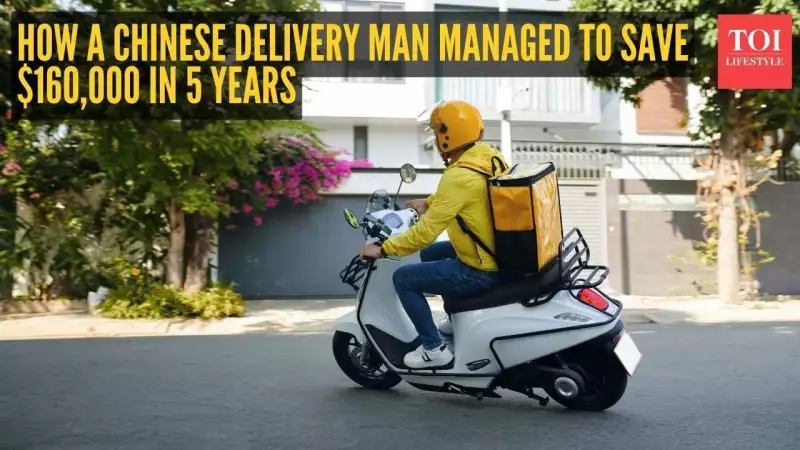 China delivery rider saves ₹1.3 crore in 5 years, plans new venture