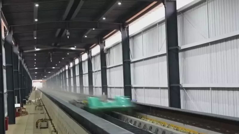 China Shatters Maglev Record: 1-Tonne Vehicle Hits 700 km/h in 2 Seconds