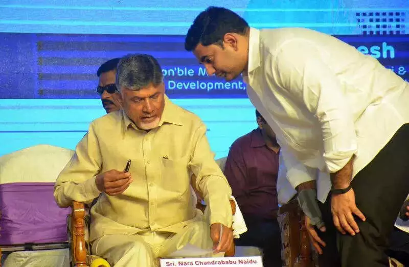 CM Naidu & Lokesh Attend Mega PTM in Bhamini Amid High Security