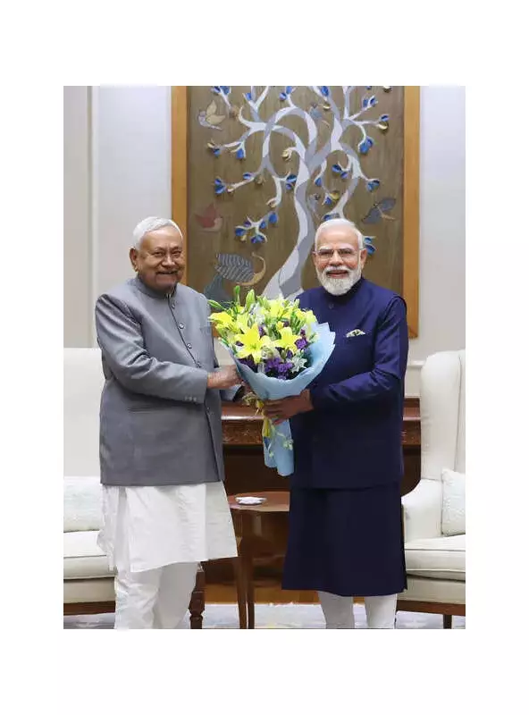 CM Nitish Kumar Meets PM Modi, Amit Shah in Delhi; Discusses Bihar's Development