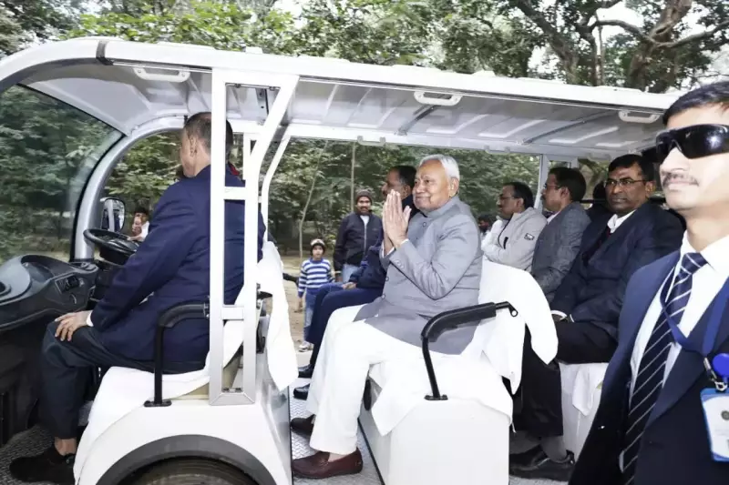 CM Nitish Kumar Reviews Patna Zoo, Names Newborn Zebra 'Samriddhi'