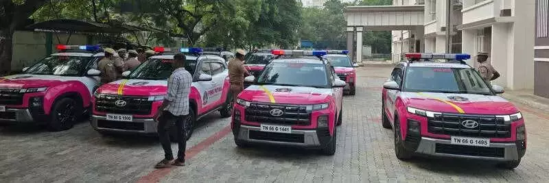 Coimbatore's Pink Patrol: 7 SUVs Enhance Women's Safety in Fortnight