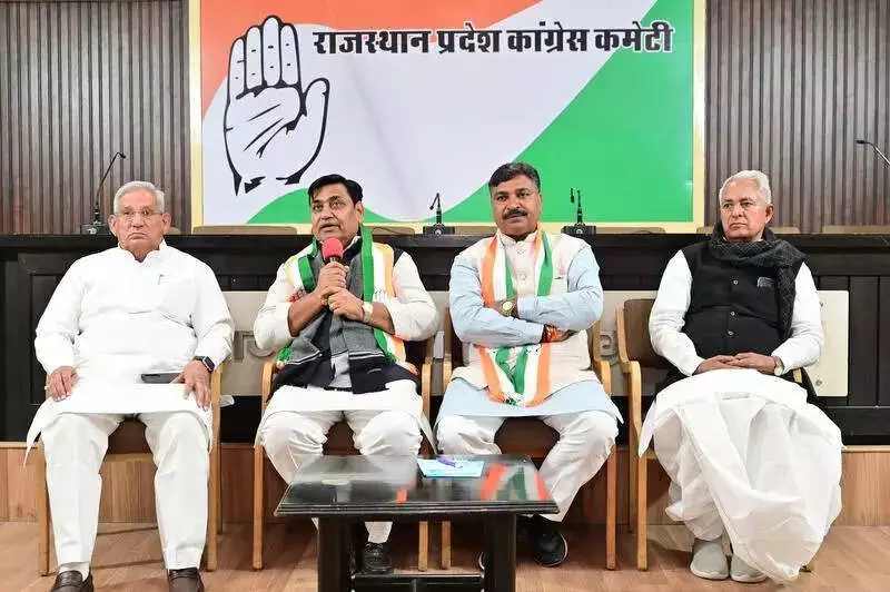 Congress Leaders to Visit Jaipur on Dec 10 for Key Rally Preparations
