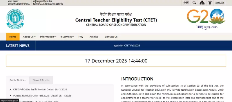 CTET February 2026 Registration Closes Tomorrow: Supreme Court Mandate Drives Record Rush