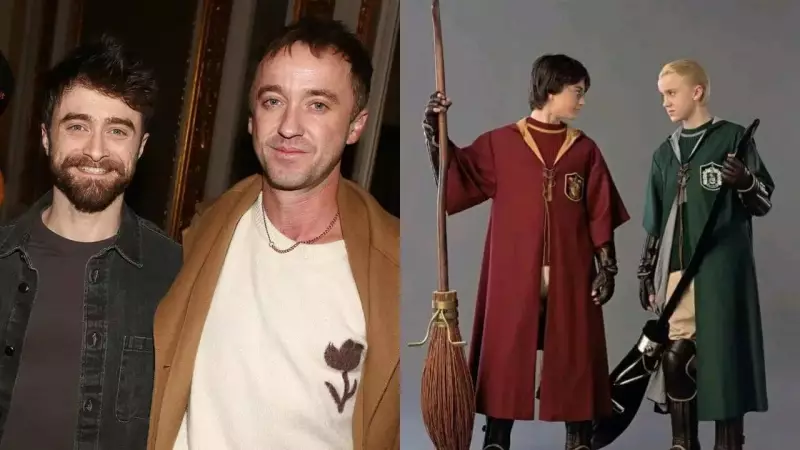 Daniel Radcliffe & Tom Felton Reunite in NYC After 14 Years, Potterheads Celebrate