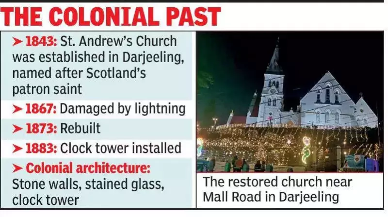Darjeeling's 182-Year-Old St Andrew's Church Restored, Inaugurated by CM Mamata Banerjee