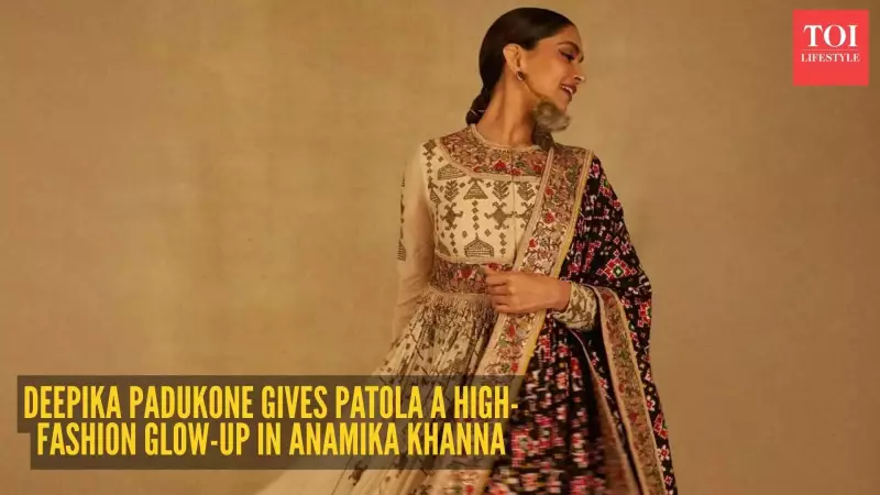 Deepika Padukone's Anamika Khanna Patan Patola Look Redefines Heritage Fashion